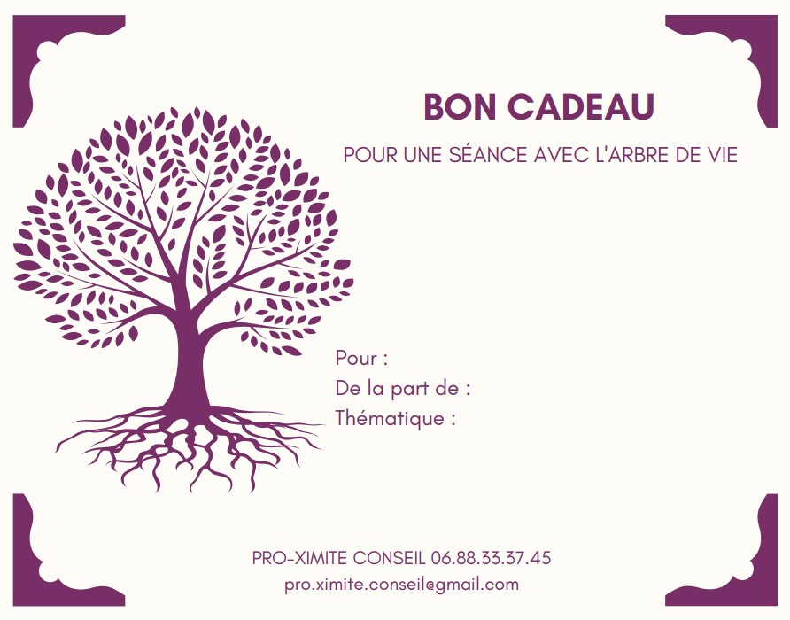 bon cadeau arbre de vie